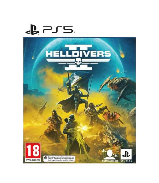 Helldivers 2 (PS5) BRAND NEW AND SEALED with code - Sold by The Game Collection Outlet