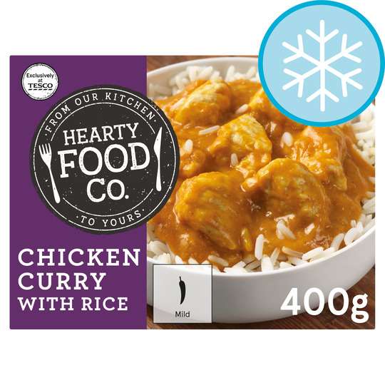 Hearty Food Co. Chicken Curry With Rice 400G 85p @ Tesco