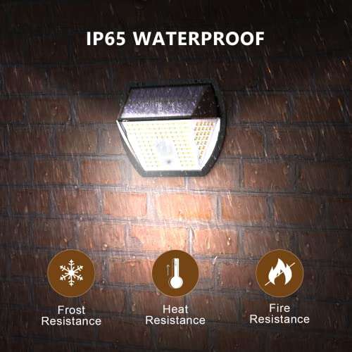 (2 Pack) Solar Security Motion Sensor Lights 138 LEDs, 2000Lm 270°Wide-Angle IP65 £8.99 (With Voucher) Sold by BLOOM Store FB Amazon
