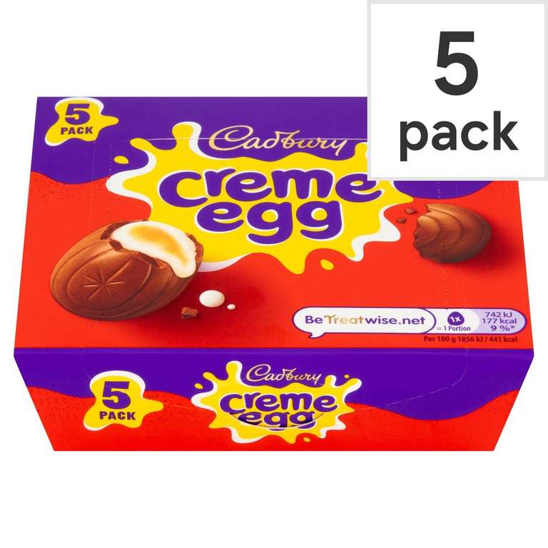Cadbury Creme Egg 5 Pack 200G - Clubcard Price