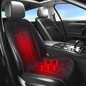 Luxury Heated Car Seat Cushion Heater Aftermarket Universal Fit 12V Cold Winter sold and shipped by Livivo