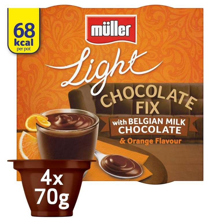 Muller Light Chocolate Fix (Milk Chocolate / Chocolate Orange) (Nectar Price)