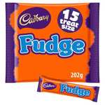 Cadbury Milk Variety Treat Size Chocolate Bars Multipack 1 X 216g/ Fudge treatsize Clubcard price