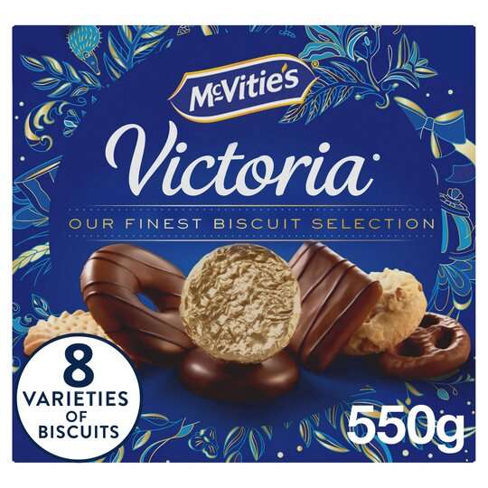 Mcvitie's Victoria Finest Biscuit Selection 550G only £2.50 (clubcard price) @ Tesco