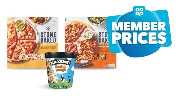 2 Pizzas and Ice cream for £5 (Members)