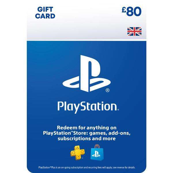 £80 PlayStation Store Gift Card for £70.85 (£66 for Gold members) @ Shopto