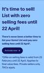 Pay no selling fees until April 22nd - Private Sellers only - Selected Accounts