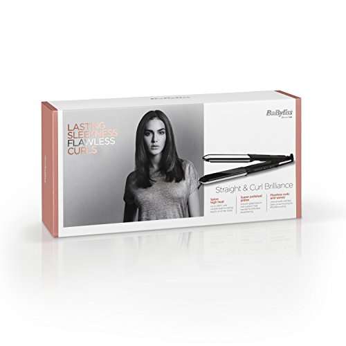 BaByliss Straight and Curl Brilliance Hair Straightener (Silver/Black) - £46.99 @ Amazon