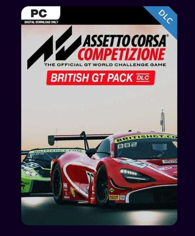 Assetto Corsa Competizione DLC (PC) - £1.99 - CDKeys (Steam)