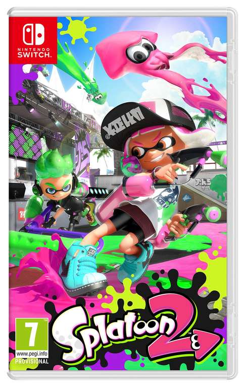 2 for £20 on selected Nintendo Switch games - inc Splatoon 2 / 1-2 Switch / 51 Worldwide Games + Free C&C