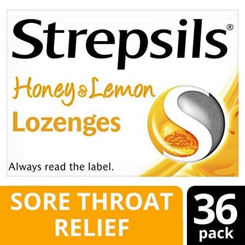 Strepsils Honey & Lemon x36 Lozenges - £3.25 @ Amazon