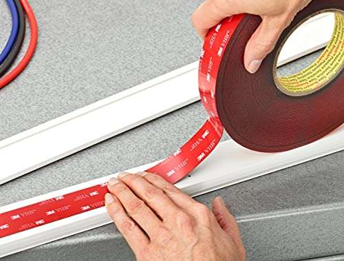 3M VHB Double Sided Adhesive Tape - 19mm x 3m, Thick 1.1mm, Black - £12.00 @ Amazon