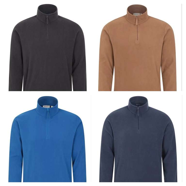 Camber II Mens Half-Zip Fleece (5 Colours / Sizes XXS - 4XL) - Extra 15% Off + Free Delivery W/Code