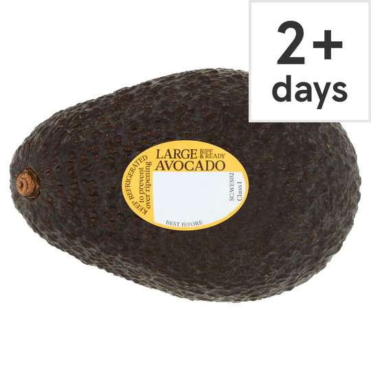 T.Ready To Eat Large Avocados Each - 69p Clubcard Price @ Tesco