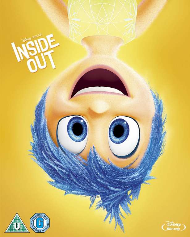 Disney Pixar Inside Out Blu Ray