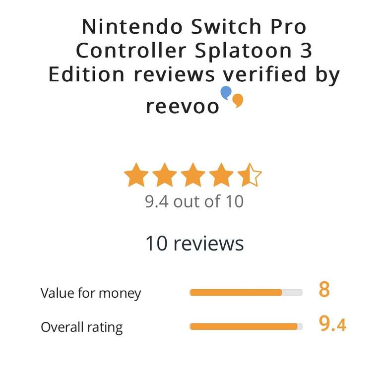 NINTENDO Switch Pro Controller - Splatoon 3 Edition £54.99 @ Currys