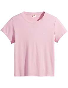 Levi's Women's Plus Size SS Baby Tee T-Shirt Prism Pink (Pink) L - £6.67 @ Amazon