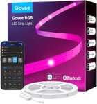 Govee 30M RGB Bluetooth LED Strip Lights ( Music Sync / App Control / 16 Million colours) with voucher @ Govee UK / FBA
