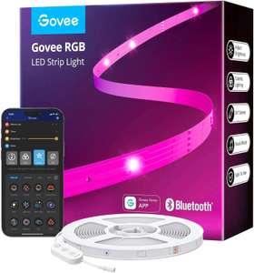 Govee 30M RGB Bluetooth LED Strip Lights ( Music Sync / App Control / 16 Million colours) with voucher @ Govee UK / FBA