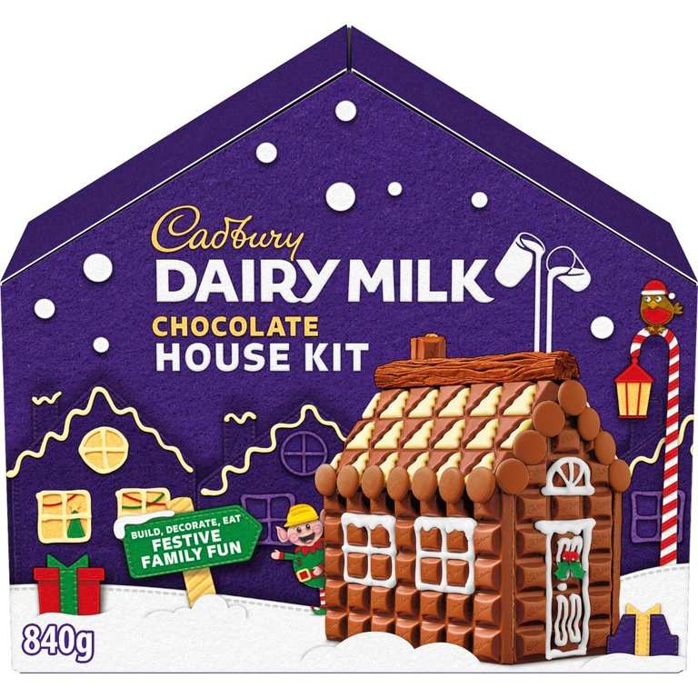 Cadbury Dairy Milk Christmas Chocolate House Kit 840g - Discount At Checkout (£9.40 / £8.20 max S&S) at checkout