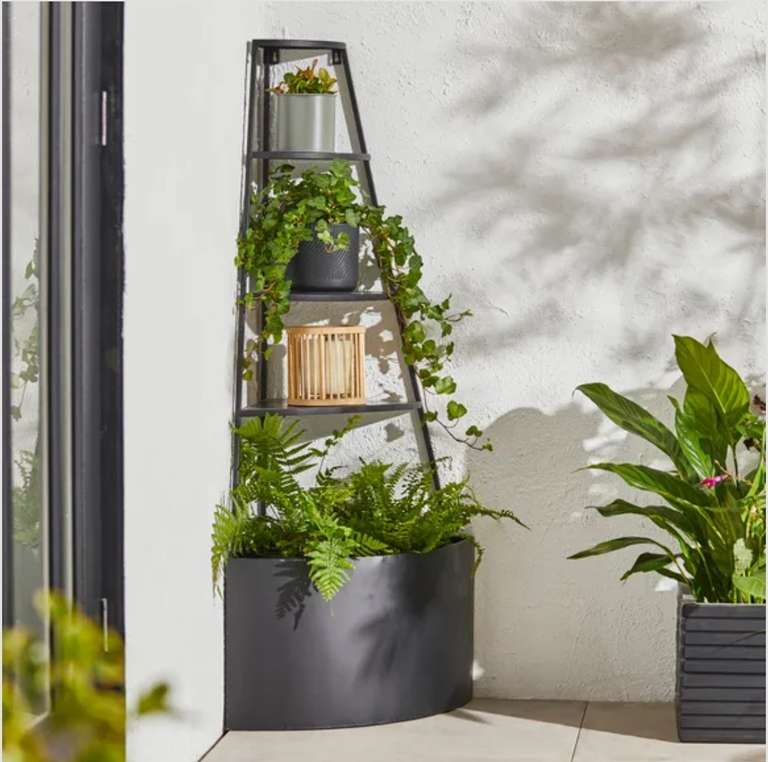 Elements Corner Planter with Shelves, £29.50, free collection or delivered for £3.95 @ Dunelm