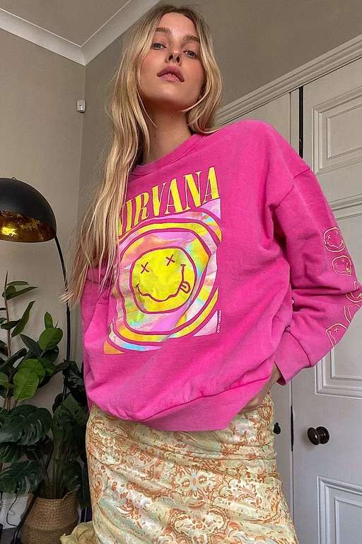 UO Nirvana Sweatshirt - £24 + £3.99 delivery @ Urban Outfitters
