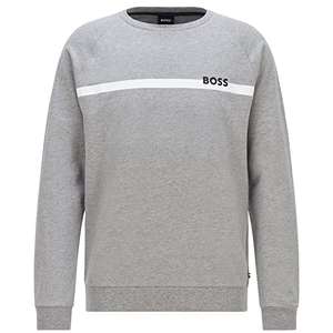 BOSS Mens Authentic Sweatshirt Cotton-Terry Sweatshirt with Stripe and Logo XL £34.14 @ Amazon