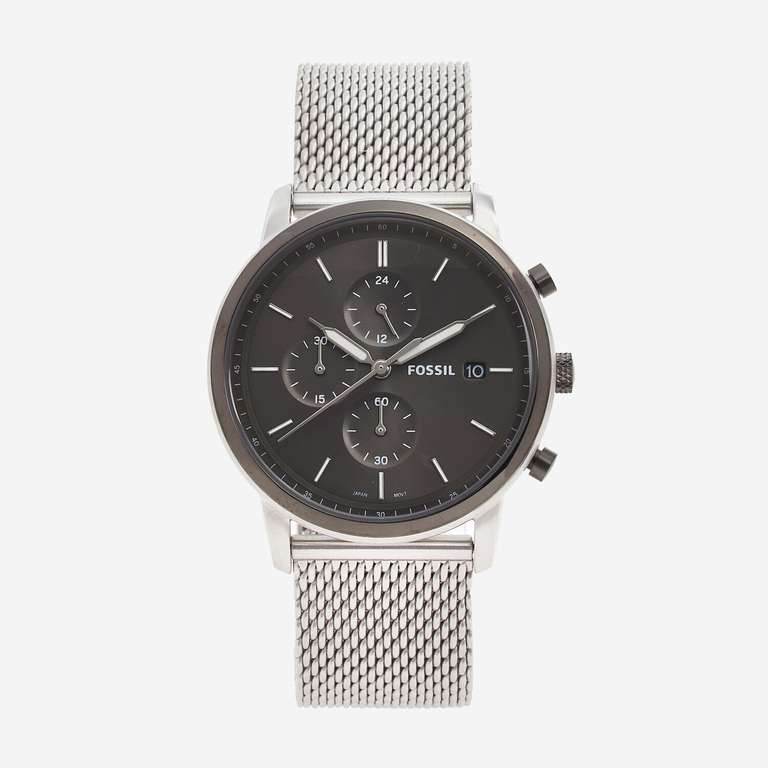 Fossil Silver Tone Chronograph Watch TK MAX £59.99 with free click and collect (+£4.99 delivery) @ TK Maxx