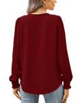 Buy One Get One Free Sampeel Womens Loose Fit Long Sleeve Top, Various Colours/Sizes With Code (Add Any 2 To Basket) Sold By Sampeel / FBA