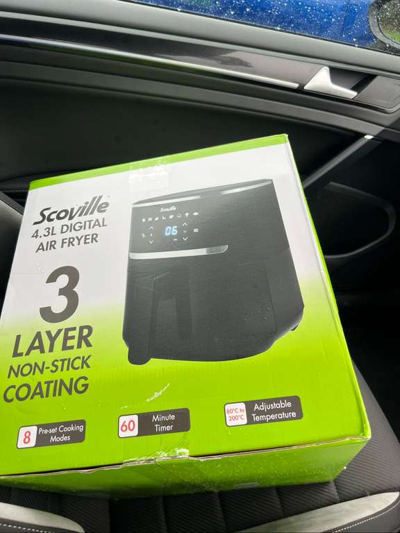 Scoville 4.3L Digital Air Fryer £25.37 in store @ ASDA Carlisle