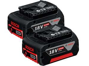 2 x 5Ah Bosch 18BLUE50 18v Li-Ion Cool Pack Battery - £89.95 / £80.95 with Newsletter Sign up code - Delivered @ FFX