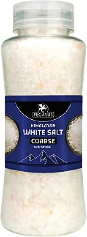 PEGASUS White Coarse Salt 800g | Pure, Non-Iodised, Natural Cooking Salt for Seasoning & Baking | No Additives £1.12 / £1.25 S&S