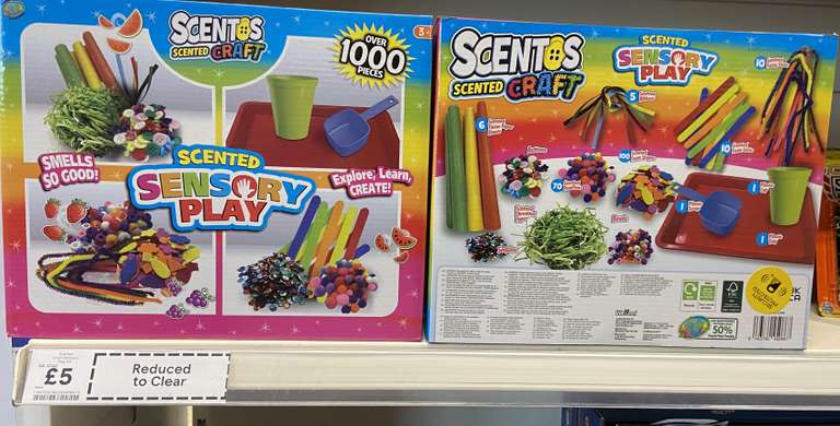 Scentos Craft Scented Sensory Play Kit - Over 100 Pieces RTC Tesco (instore Musselburgh)