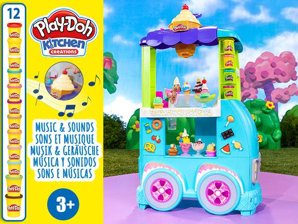 Play-Doh Kitchen Creations Ultimate Ice Cream Truck Playset with