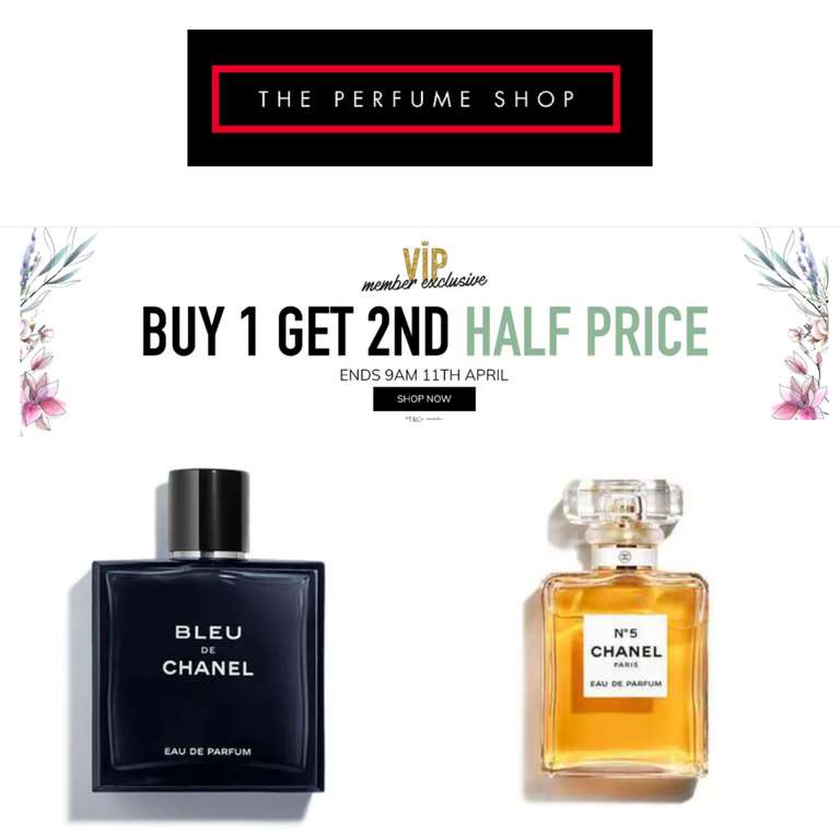 Buy 1 Get 50% Off On The 2nd Product (Only Valid For VIP Members - Free to Sign Up) + Free Delivery - @ The Perfume Shop
