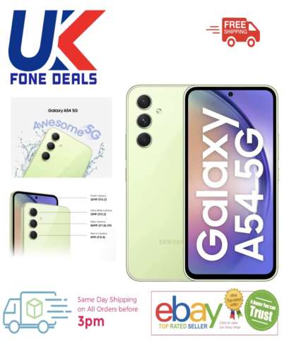Samsung Galaxy a54 5g 8gb/128gb - £332.99 using code at uk-fonedeals/eBay