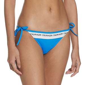 Calvin Klein Women's String Side Tie Bikini Bottoms (Pack of 2) - Size Large (29-30" waist) only - £11.31 @ Amazon