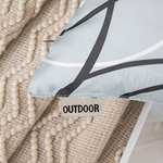 MIULEE Outdoor Waterproof Cushion Covers Sofa Pillow Covers Grey 16x16 £5.39 /20x20 £5.84 Sold By Miulee