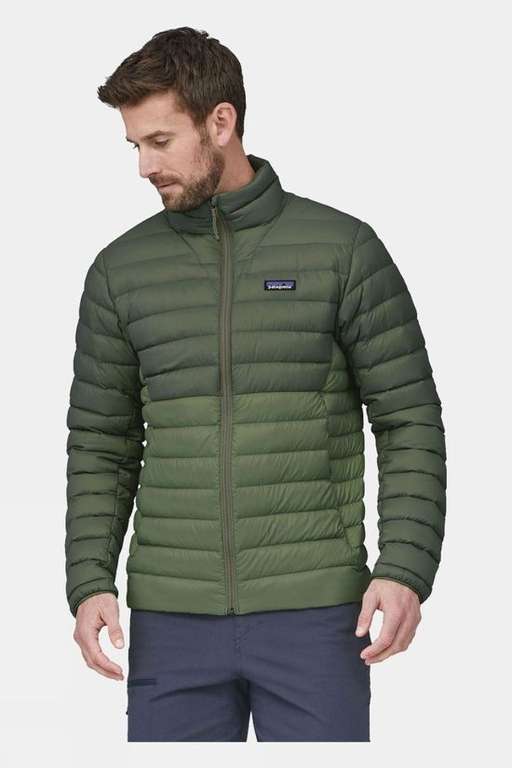 Patagonia Mens Down Sweater Jacket Sedge Green