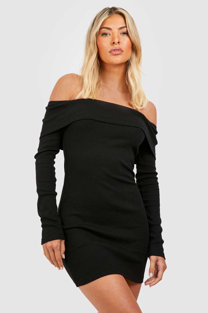 Basic Bardot Bodycon Dress in Black at Debenhams for £8.00 | hotukdeals