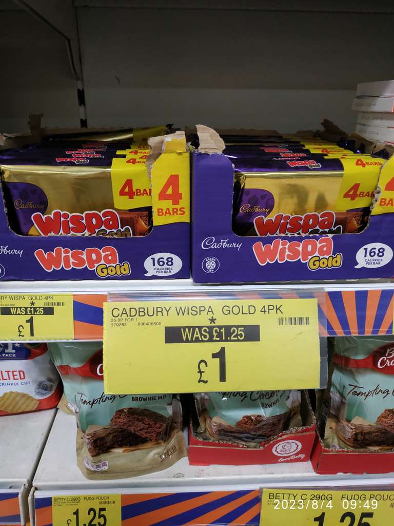 Wispa Gold 4 pack in Houghton Le Spring