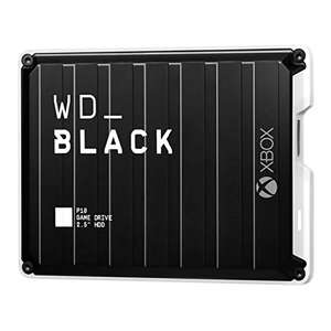 WD_BLACK 5TB P10 Game Drive for Xbox, portable HDD USB 3.2 Gen 1 Type-A, with 1-Month Xbox Game Pass