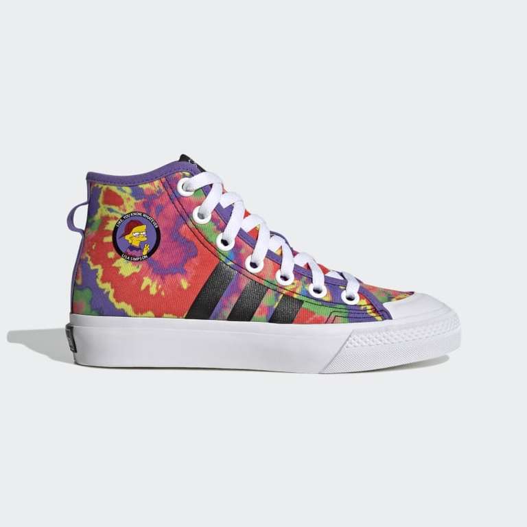 The Simpsons x adidas Nizza HI RF Shoes - £35.91 delivered with code (AdiClub Members) @ adidas