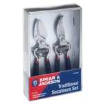 Spear & Jackson CUTTINGSET8 Traditional Bypass & Anvil Secateur Set