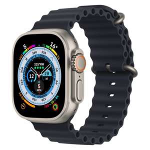 Refurbished Apple Watch Ultra 49mm Titanium Case, GPS + LTE, Midnight Ocean Band - Very Good - w/Code, Sold By Music Magpie (UK Mainland)