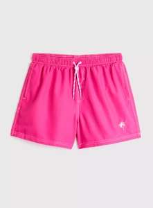 Men's TU Bright Pink Swim Shorts - free Click & Collect