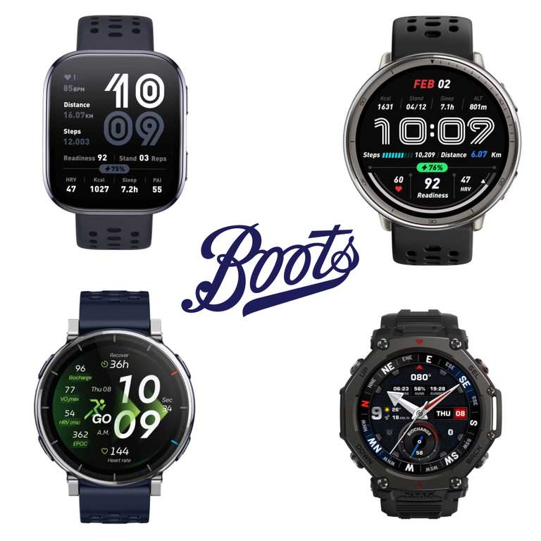 20% Off All Amazfit Smartwatches With Code(ie Amazfit Bip 6 Amoled Smartwatch £63.99/Amazfit Active 2 Amoled Round Smartwatch £79.99 & More)