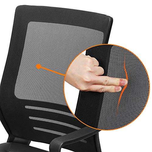 Yaheetech Ergonomic Office Chair Desk Chair Adjustable Computer Swivel Chair PU Leather - £41.03 With Voucher (Prime)@ Yaheetech UK / Amazon
