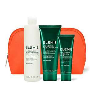 ELEMIS Lime & Ginger Body Care Trio, 3-Piece Luxury Body Care, Gift Set - £40 at Amazon