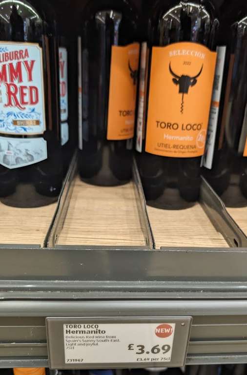 Toro Loco Hermanito Red Wine Cheadle, Stockport